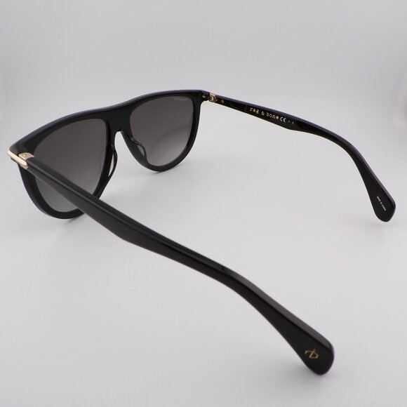 Rag & Bone Polarized Navigator Browline Shades, Round Metal Accent Retro 1056S main image 11